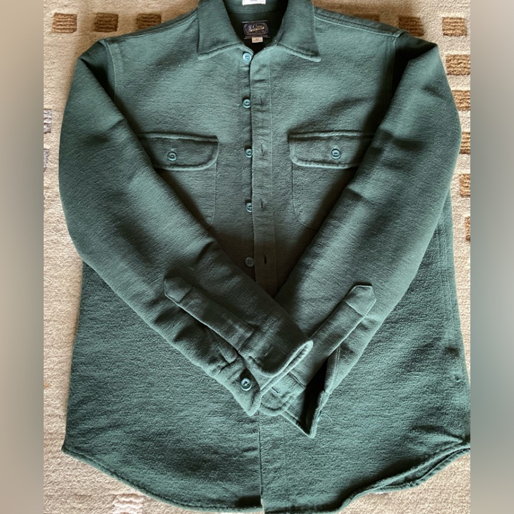 J. Crew Heavy Flannel Camp Shirt